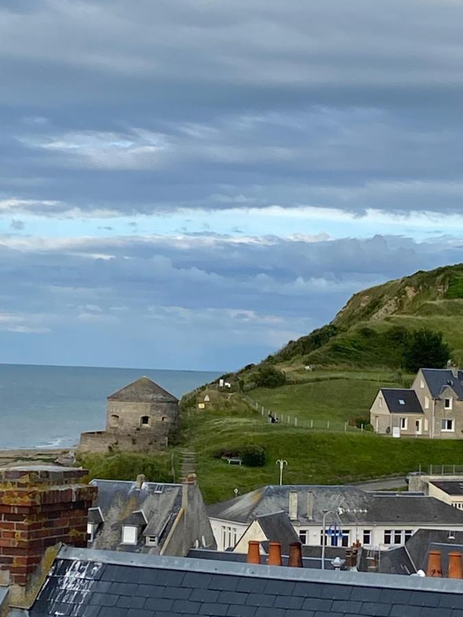 La Maison Bleue Port-en-Bessin-Huppain Exterior foto